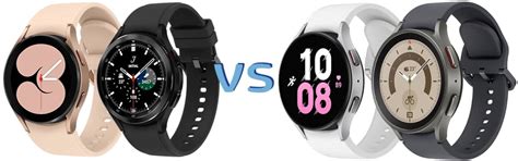 comparatif galaxy watch 4 et 5.